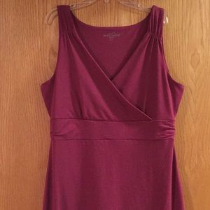 Eddie Bauer Travex dress in beautiful plum color